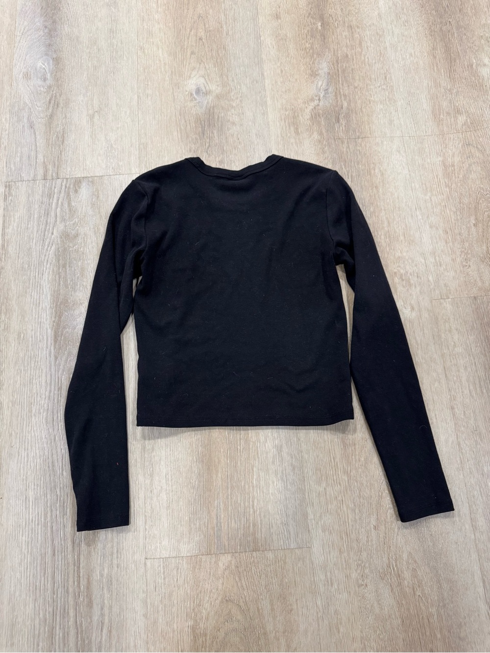 Aritzia Sunday Best Black Long Sleeve Top - Picture 4 of 4